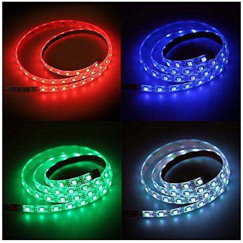 Aneo Flexibele LED Streifen USB Kabel DC 5V 4*50cm Lichtstreifen Lichtband RGB 5050 SMD Wasserdicht TV Hintergrund Stimmungsbeleuchtung Für TV Computer Desktop Laptop Tablet PC Auto Background - 5