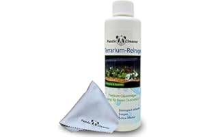 PandaCleaner Detergente per terrario, per vetri di terrario, vetro terrario, flacone da 250 ml