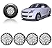 Auto Pearl - Premium Quality Car Full Wheel Cover Caps Silver and Black 14 Inches For - Maruti Suzuki Swift Dzire Old RS.1349.00