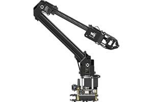 Waveshare Desktop Robotic Arm Kit-Lightweight Strong Load 4-DOF Support Expansion & 2nd Development ESP-NOW Wireless Control Support Multi Upper Computers & ROS2, Open Source & Rich Learning Material
