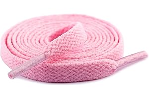 HQ-CLOUD Lacets Chaussures de Sport Plats et Larges 120 x 0.8 cm - Couleur Au choix