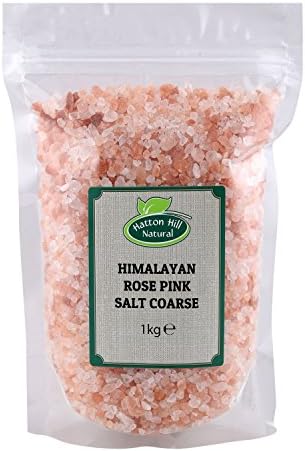 Himalayan Rose Pink Crystal Salt Coarse 1kg by Hatton Hill - Free UK Delivery