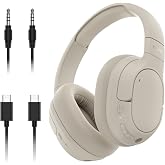 Belkin SoundForm Isolate G&uuml;r&uuml;lt&uuml; &Ouml;nleyici Kablosuz Kulaklık (Kum) &ndash; Mikrofonlu, 60 Saat Pil, Derin Bas, CloudCushion Konfor, 
