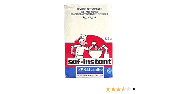 Saf Instant Levure Instantanee 125 G : Amazon.fr: Epicerie