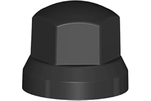 FW Fahrzeugbedarf Wilms 40x Radmutterkappe Kunststoff schwarz SW 32 / 49x41 Schraube LKW NFZ Anhänger