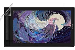 Celicious Silk Mild Anti-Glare Screen Protector Film Compatible with Huion Kamvas Pro 16 (2.5K) [Pack of 2]