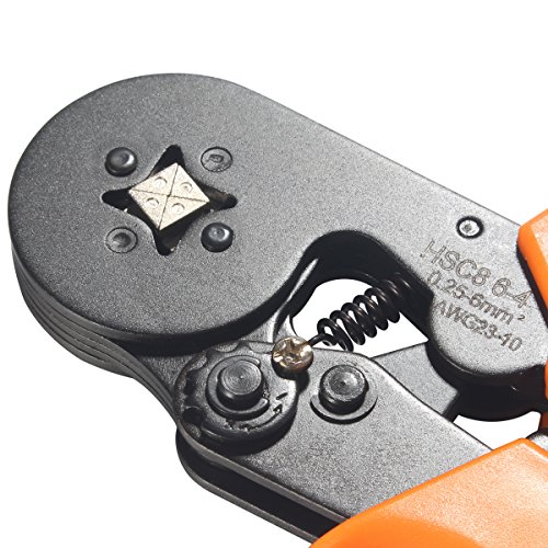 Blingco 800 Crimpzangen Sets, 0.25-6.0mm² Verstellbare Ratschenstecker Crimper Werkzeuge mit Isolierdraht Steckverbinder und Abisolierzange - 5