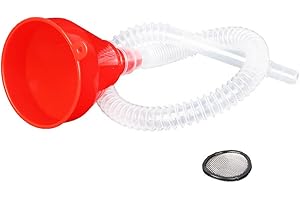 Fatteryu Universal Motor Truck Vehicle Plastic Fill Funnel Soft Pipe Petrol Tube Diesel