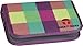 Price comparison product image Take It Easy Soho 482210 Pencil Case with 2 Fold-Out Sections Empty [Green/Purple]