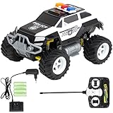 RC Ferngesteuertes Polizei Monstertruck,das Speilzeug ist Komplett vormontiert und ausgestattet