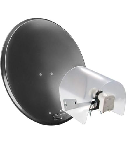 Parabole Cahors 80cm SMC Blanche + LNB Twin HDSAT 4K – Neuf Sous Emballage