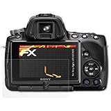 Extrem kratzfest - mit einer Bleistifthärte von bis zu 3H ist diese Displayschutzfolie sehr beständig gegen Kratzer - Antireflektierender, hochauflösender Displayschutz für Ihr Sony Alpha a55 (SLT-A55)