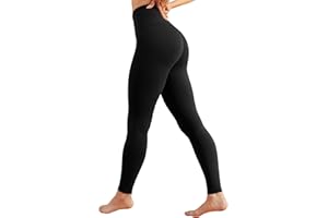 QUEENIEKE Women's High Waisted Yoga Pants 27" - Tummy Control Workout Leggings for Running Gym Training