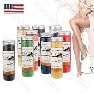 Anmas Home Chocolate No Strip Hair Removal Hard Wax Beans Depilatory for Man and Woman for Men & Women - Image 15