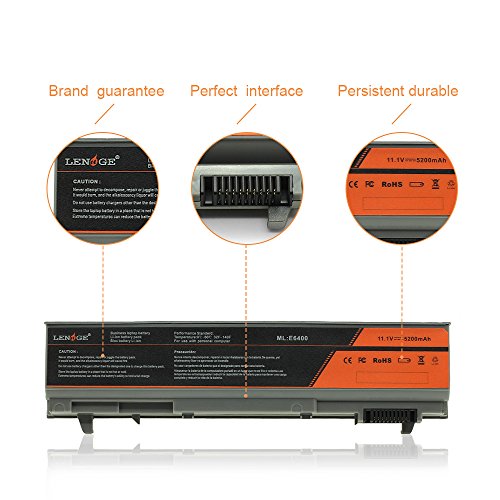 LENOGE Ultra Hochleistung Notebook Laptop Batterie Li-ion Akku für DELL Latitude E6400 E6410 E6500 E6510 precision M2400 M4400 M4500 Battery (11.1V/7800MAH) - 5