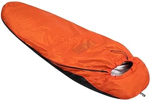 LACD Bivy Bag B I WP Breathable Sac de Couchage Adulte Unisexe, Orange/Gris, 20 x 9 cm