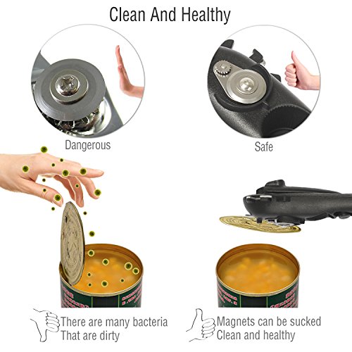 Myner 6 in 1 Multifunktions Dosenöffner aus Edelstahl, die Kappe entfernen von Soda Wasser Flasche, Abreißen Snack Tasche, Flasche cap-remover - 4