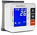 Produktbild AccuMed ABP801 Tragbare Handgelenk-Blutdruckmessgerät mit One-Touch Intelligent automatische Messungen (weiß ) - 4 -in-1 -Funktionalität für systolischen / diastolischen BP , Herzfrequenz (BPM) , Hypertonie Guide ( WHO -Klassifikationsanzeige ) und Arrhythmie- Alerts - Enthält Voiced Audio / Silent Mode , High-Contrast LCD-Anzeige, Integriertes Speicher Speicher , Clamshell -Tragetasche , DE Garantie und Mehr
