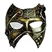 Produktbild Dark Dreams Gothic Steampunk Maske Golden Steam I Gears Cyber Robot Metalloptik