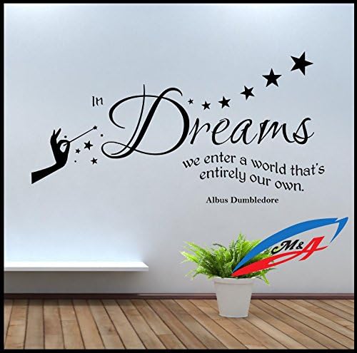 Wall Art Stickers Decors Quotes And Phrases Harry Potter In Dreams Albus Dumbledore T14