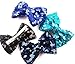 15pcs 8 CM Boutique Bling Sparkly Sequins Hair Bows Nylon Mesh Ribbon Headbands for Party Girls Kids Children Alligator Hair Clips