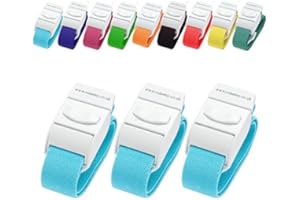 Set di 3 Laccio emostatico prelievo arterioso da Rolseley (TURCHESE CHIARO)