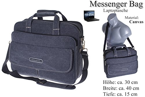 Herren Umhängetasche Schultertasche Reise-Tasche Männer Flugumhänger City Messenger Bag Uni Schule Arbeit & Freizeit Bag Schultasche Sporttasche Backpack Laptoptasche Laptopfach - 2