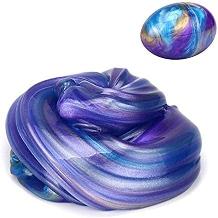 Galaxy Egg Colorful Slime - Soft Fluffy Floam Slime Clay Slime Scented Stress Relief Toy For Kids