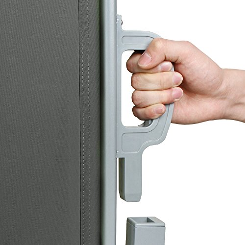 Jago Ausziehbare Seitenmarkise - Farbauswahl/Größenauswahl 160x300cm 180x300cm 200x300cm - Windschutz für Balkon, Terrasse, Garten, Sichtschutz, Seitenwandmarkise, Seitenrollo, Sonnenschutz – Bild 6