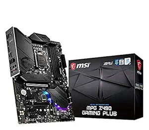 MSI MPG Z490 Gaming Plus Motherboard (ATX, 10th Gen Intel Core, LGA 1200, DDR4, Dual M.2, USB 3.2 Gen 2, 2.5G LAN, RGB)