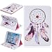 Produktbild Roreikes Apple iPad Mini 4 Hülle, Blumenmuster Muster TPU Leder Flip Magnetverschluss Wallet Kreditkarte ID Card Slots Magnetic TPU Leder Beschützer Tasche Hülle Etui Schale mit Standfunktion Weich TPU Innere Hülle Case leder Flip Beschützer Haut Schutzfolie Case für Apple iPad Mini 4