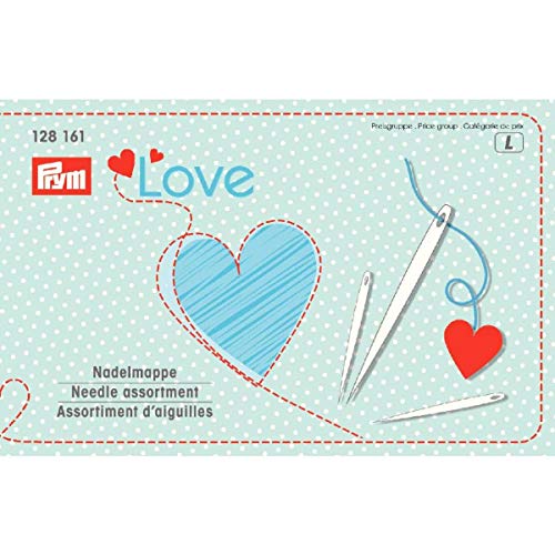 PrymLove Libro di 29 Aghi per Cucire e rammendo Aghi da Cucito a Mano con infila ago, Metallo, Multicolore