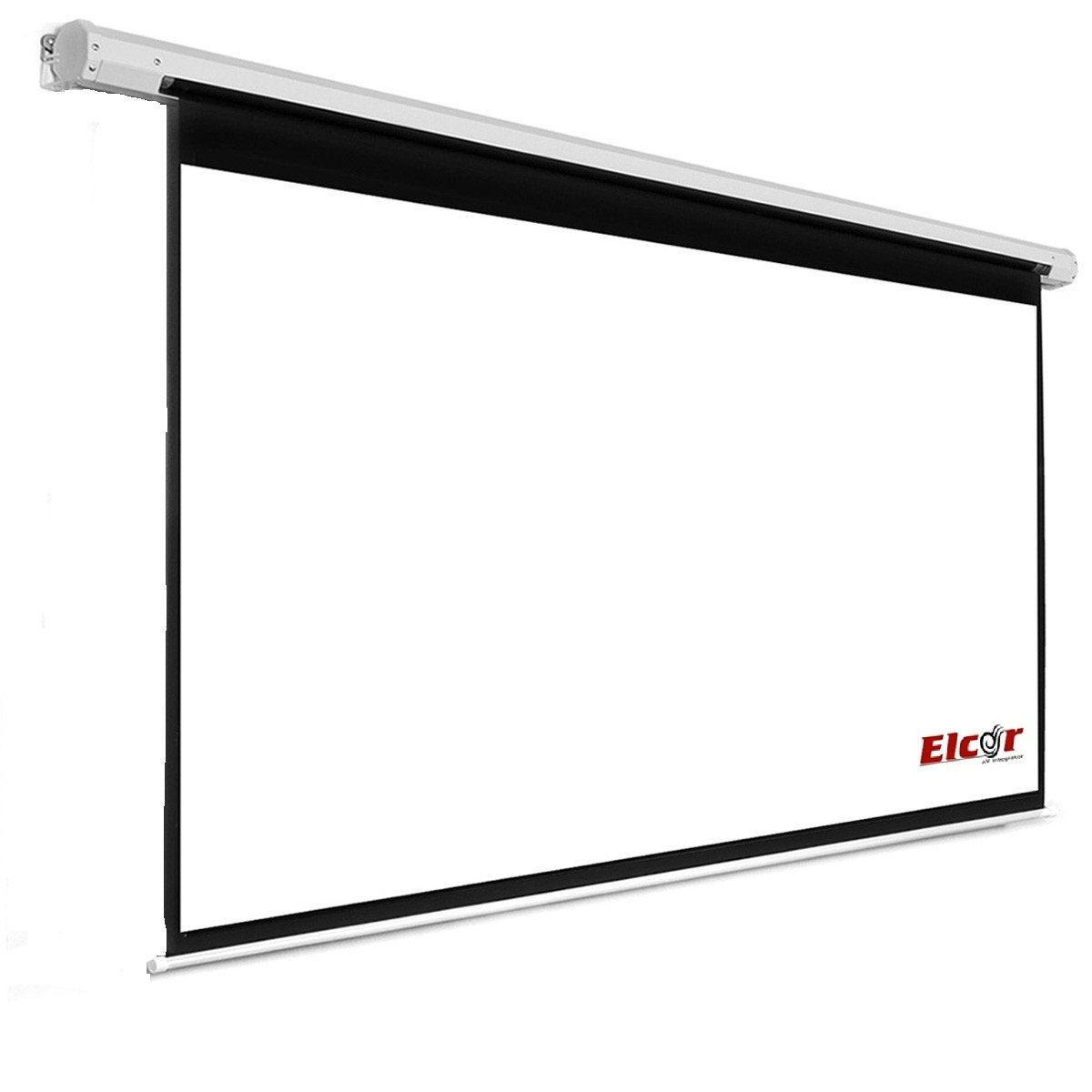 ELCOR lite Series Manual Auto-Lock/Insta-Lock Projection Screen 84" Diagonal [ 4' Height x 6' Width ] in 4:03 NTSC Video Format | Home Cinema Screen | UltraHD/4K Technology