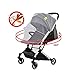 Produktbild starter Enlarged Dens Full Coverage Universal Zipper Bequeme Rosa Moskitonetz für Kinderwagen Carrier Autositze Wiegen Pack'n'Plays Krippen Bassinets & Laufgitter