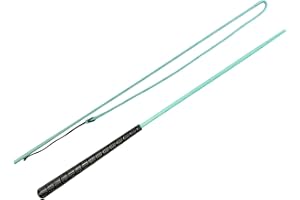 JA Horse Touchiergerte Bogenpeitsche Fahrpeitsche Pferd Fahren Bogen Peitsche Fahrsport Bodenarbeitsgerte Gummi Griff (Mint, 100 cm)