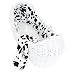 Isabella Alicia Born To Be Wild Cow Izzy Pod Moses Basket (White)