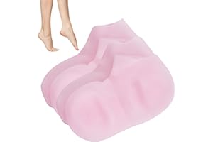 ZJCHAO 1 para żelowych skarpet nawilżających, silikonowych skarpet nawilżających, silikonowych skarpet nawilżających do spa Spa skarpety żelowe dla kobiet i mężczyzn (XL(42-44))