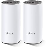 TP-Link Deco M4 Whole Home Mesh Wi-Fi System, Seamless Roaming and Speedy (AC1200), Work with Amazon Echo/Alexa, Router and W
