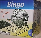 Bingo Spiel Set Metall Bingotrommel Bingo-Mühle...