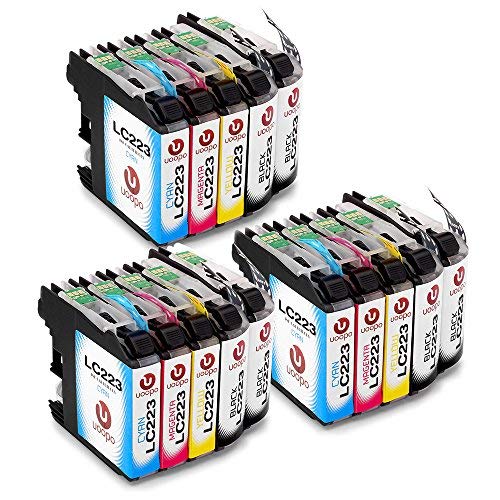Uoopo LC223XL Compatible Cartuchos de tinta Brother LC223, Juego de 15 para Brother MFC-J5320DW J4420DW J4620DW J4625DW J480DW J5620DW J5625DW J5720DW J680DW J880DW DCP-J4120DW DCP-J562DW Impresora