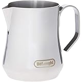 De'Longhi DLSC060 ECO 311.W / BK / R / B milk jug, 18/8 stainless steel, 350 ml