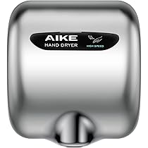 Asciugamani Elettrico Professionale AIKE - Acciaio Inox, 1450W, Asciugatura In 10-15 Secondi - Foto 13