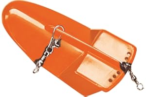 Fladen Trolling Paravan, finns i färgerna svart och orange, tillbehör för vagn, vikt 48 g