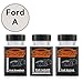 Produktbild Autolack Lackstift Set Ford A White Platinum Metallic/Arktis Weiss Metallic Grundlack Basislack Klarlack je 50ml