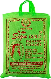 MrNatural 100% Natural Pure Henna Rajasthani Mehandi Powder for Hair and Hand Pack Of 4 (500 gram Each)