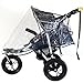 Universal Baby Trend Jogging Buggy Raincover Professional Heavy Duty Rain Cover