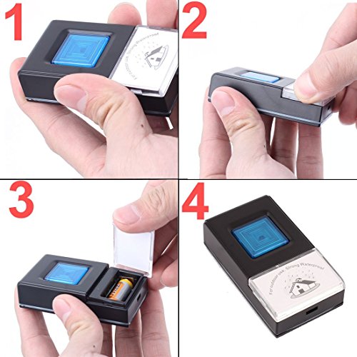 Tradico® LED Digital Wireless Door Bell Multi-Unit Doorbell Reciever Kit with 36 Chimes, 2 AC Receiver 1 Remote Button DC Transmitter, 1000 ft Range, Black Buy Tradico® LED Digital Wireless Door Bell Multi-Unit Doorbell Reciever Kit with 36 Chimes, 2 AC Receiver 1 Remote Button DC Transmitter, 1000 ft Range, Black from Amazon.in!