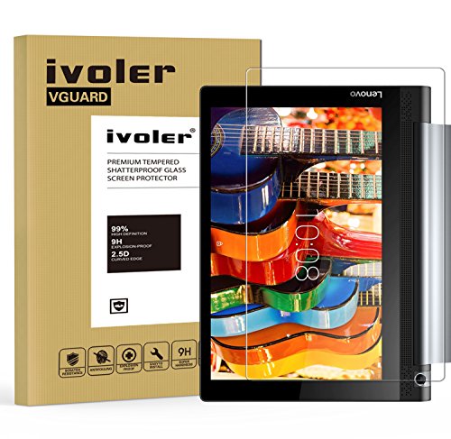 Lenovo Yoga Tab 3 Plus / Lenovo Yoga Tab 3 Pro 10.1 Zoll Panzerglas Schutzfolie, iVoler® Panzerglasfolie folie Displayschutzfolie Hartglas Gehärtetem Glas DisplayPanzerglas Schutzfolie Displayschutz Tempered Glass Screen Protector für Lenovo Yoga Tab 3 Plus / Lenovo Yoga Tab 3 Pro 10.1 Zoll - 0,3mm Dünn, 9H Härtegrad, 2.5D Abgerundete Kanten - [Kratzfest][Hohe Transparenz] [Fingerabdruck-frei][Blasenfrei]-Lebenslange Garantie