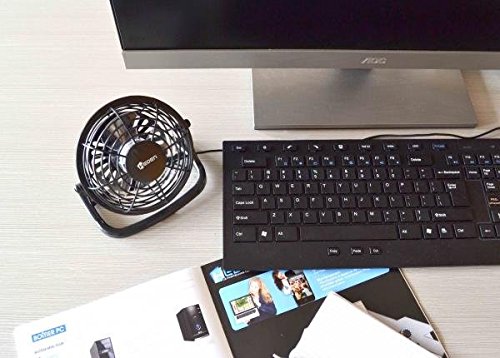 HEDEN – ORIGINAL – USB VENTILATOR – Tischventilator – Diameter 9,6 cm – Still – USB Kable 1,2 m – Modellnummer: VENUSBCA00 - 4