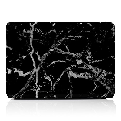 iDOO MacBook Schutzh  lle   Hard Case Cover Laptop H  lle  F  r MacBook Pro 13 Zoll     mit CD-Laufwerk  A1278  - matt  schwarzer Marmor